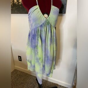 Green and Blue mini dress size medium
